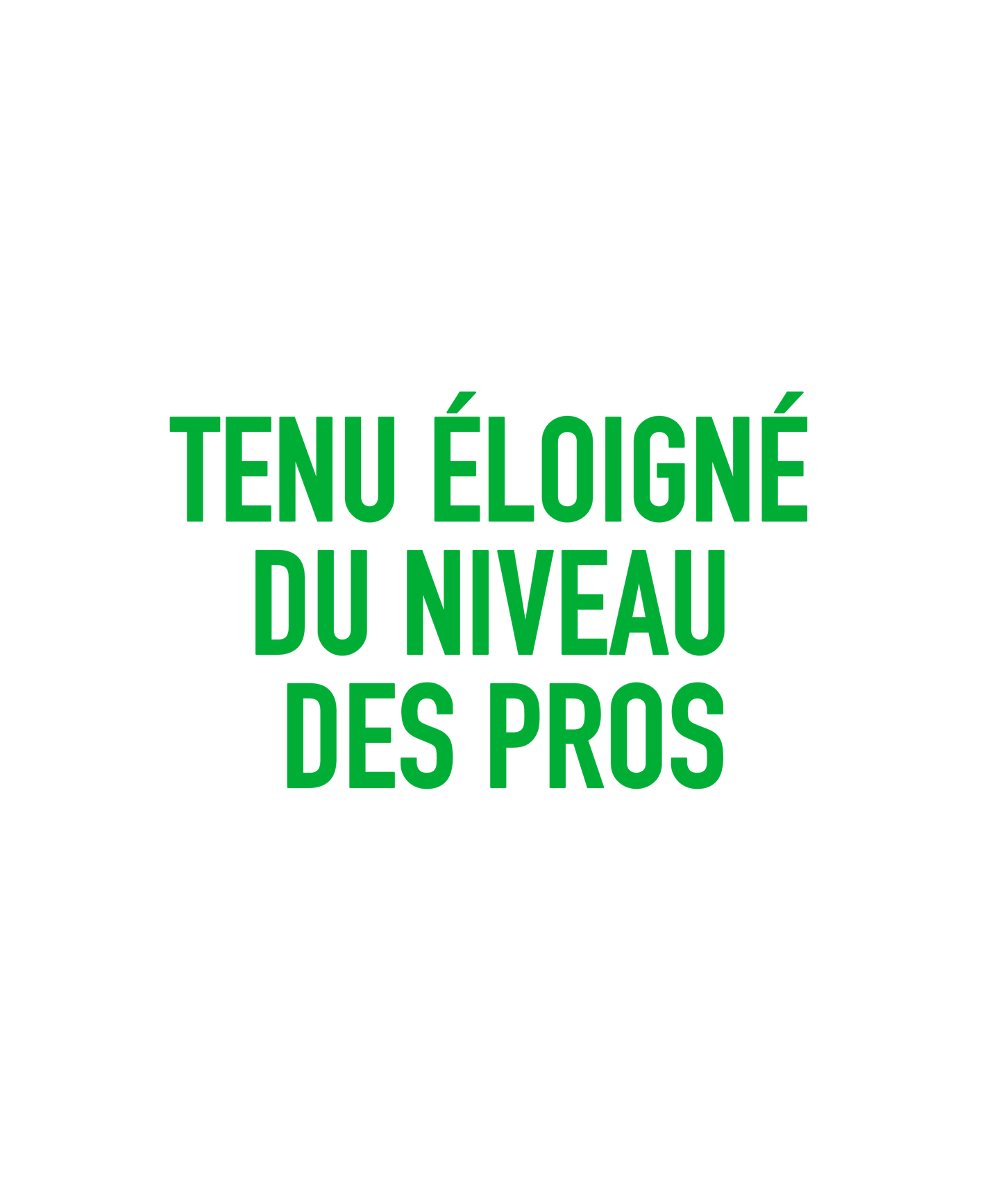 Chaussettes “Je reviens agile comme Bebeto”