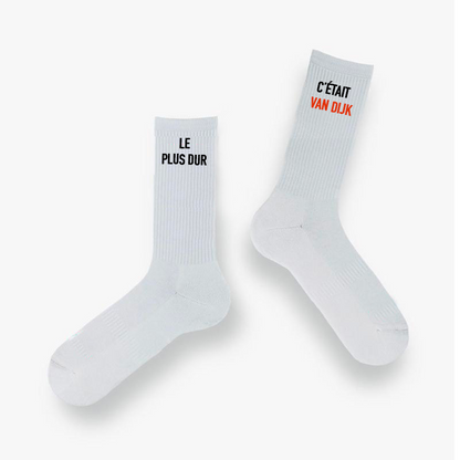 Chaussettes “Le plus dur… c’était Van Dijk”