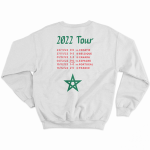 Sweat "Maroc 2022" On Tour blanc