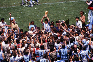 Maradona avec la coupe, 1986