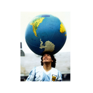 T-Shirt "Maradona le nouvel Atlas" vintage white