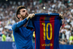 Célébration du maillot de Lionel Messi, 2017