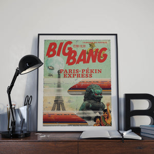 BigBang poster - "Paris-Beijing express"