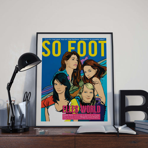 Affiche Elles World, So Foot #74