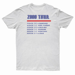 T-Shirt "France 2000" On Tour blanc