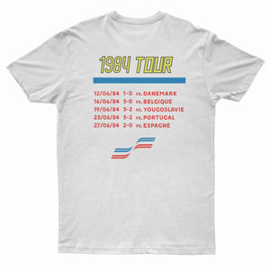 T-Shirt "France 1984" On Tour blanc