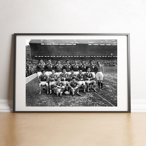 Team photo of the XV of France, 1951