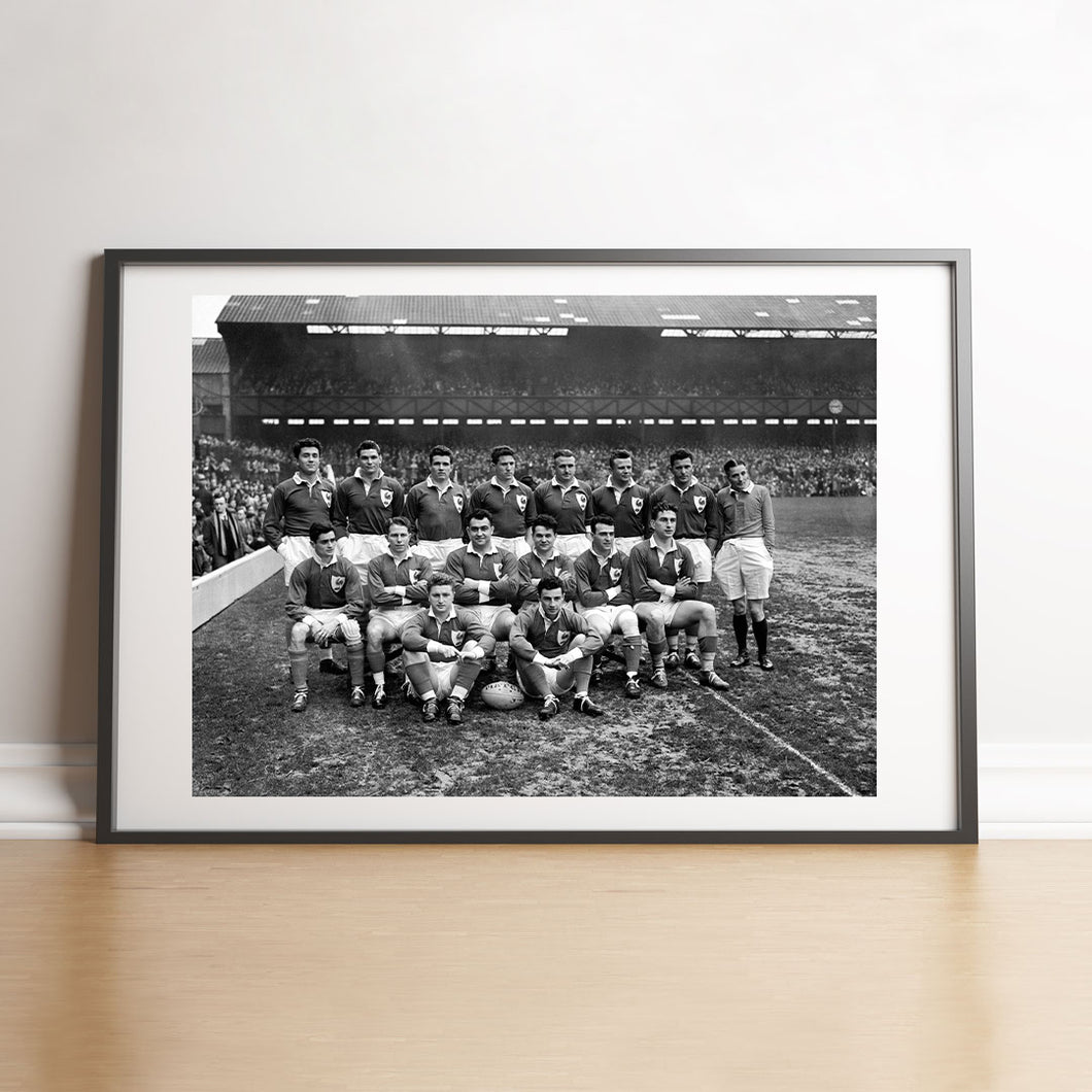 Team photo of the XV of France, 1951