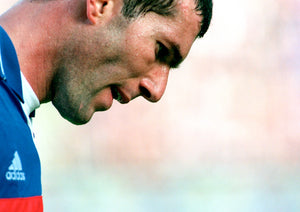 Zinédine Zidane de profil, 2000
