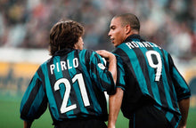 Load image into Gallery viewer, Pirlo and Ronaldo with Inter Milan, 1998
