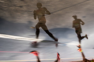 Marathoniens dans une flaque d'eau, 2016