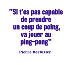Mug citation Berbizier "Va jouer au ping-pong"