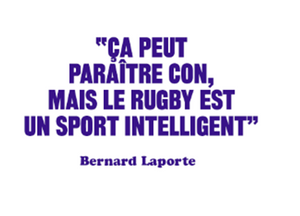 Mug citation Laporte "Le rugby est un sport intelligent"