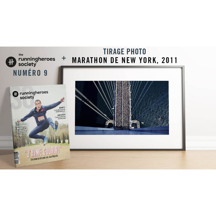 “New York Marathon, 2011” print box & Running Heroes Society magazine #9