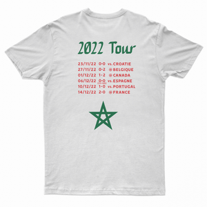 “Morocco 2022” On Tour T-Shirt white