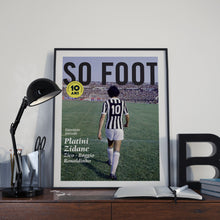 Load image into Gallery viewer, Poster Platini 10 years, So Foot #108