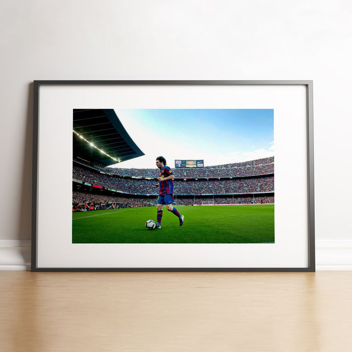 Lionel Messi at Camp Nou, 2010