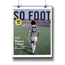 Load image into Gallery viewer, Poster Platini 10 years, So Foot #108