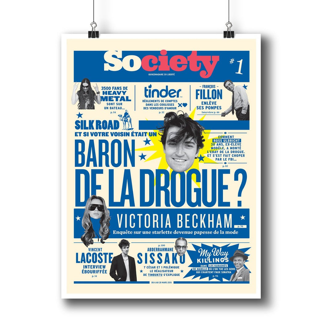 Affiche Society #1, mars 2015