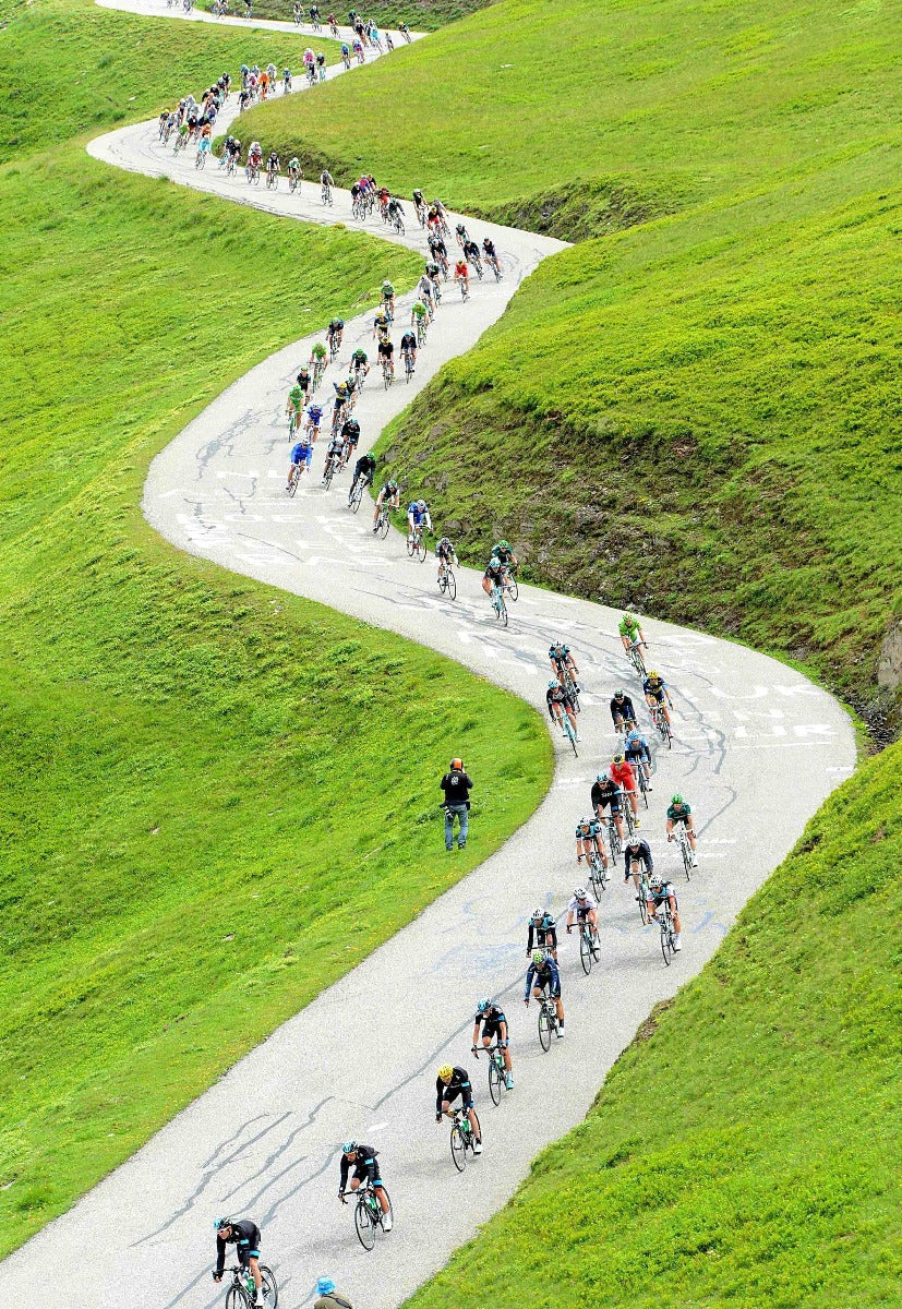 Le tirage A3 descente Alpestre Dernière édition sans cadre (Pédale! #11 offert)