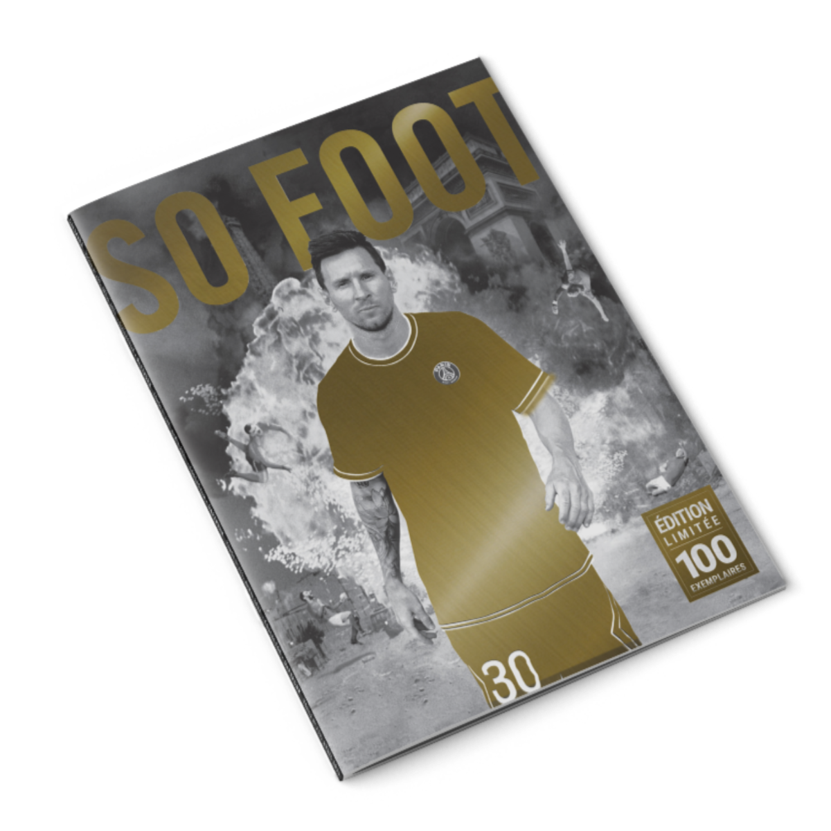 SO FOOT collector 100% MESSI, édition dorée