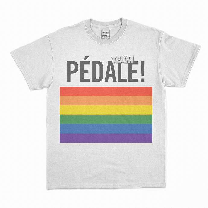 Team PEDAL T-Shirt! Rainbow
