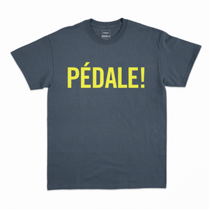 T-Shirt PEDAL! Blue and Yellow
