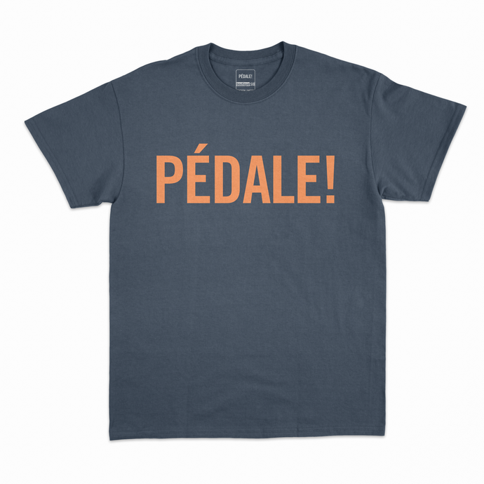 T-Shirt PEDAL! Blue and Orange
