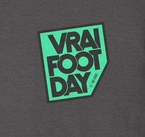 Tee-shirt "Vrai Foot Day" noir