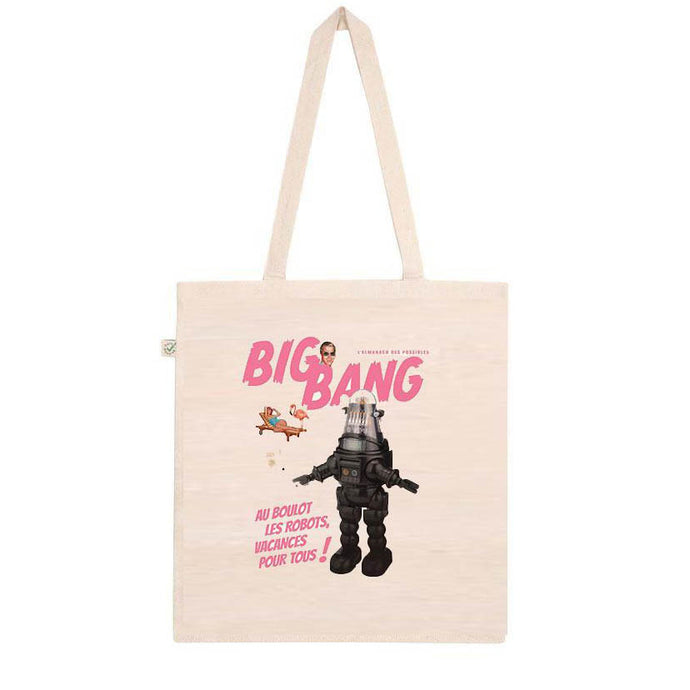 BigBang tote bag - “The robots, at work!”
