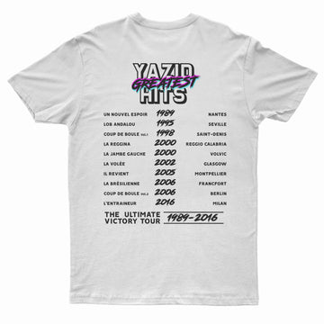 T-Shirt "Zidane Greatest Hits" blanc