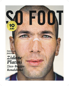 Affiche Zidane 10 ans, So Foot #108