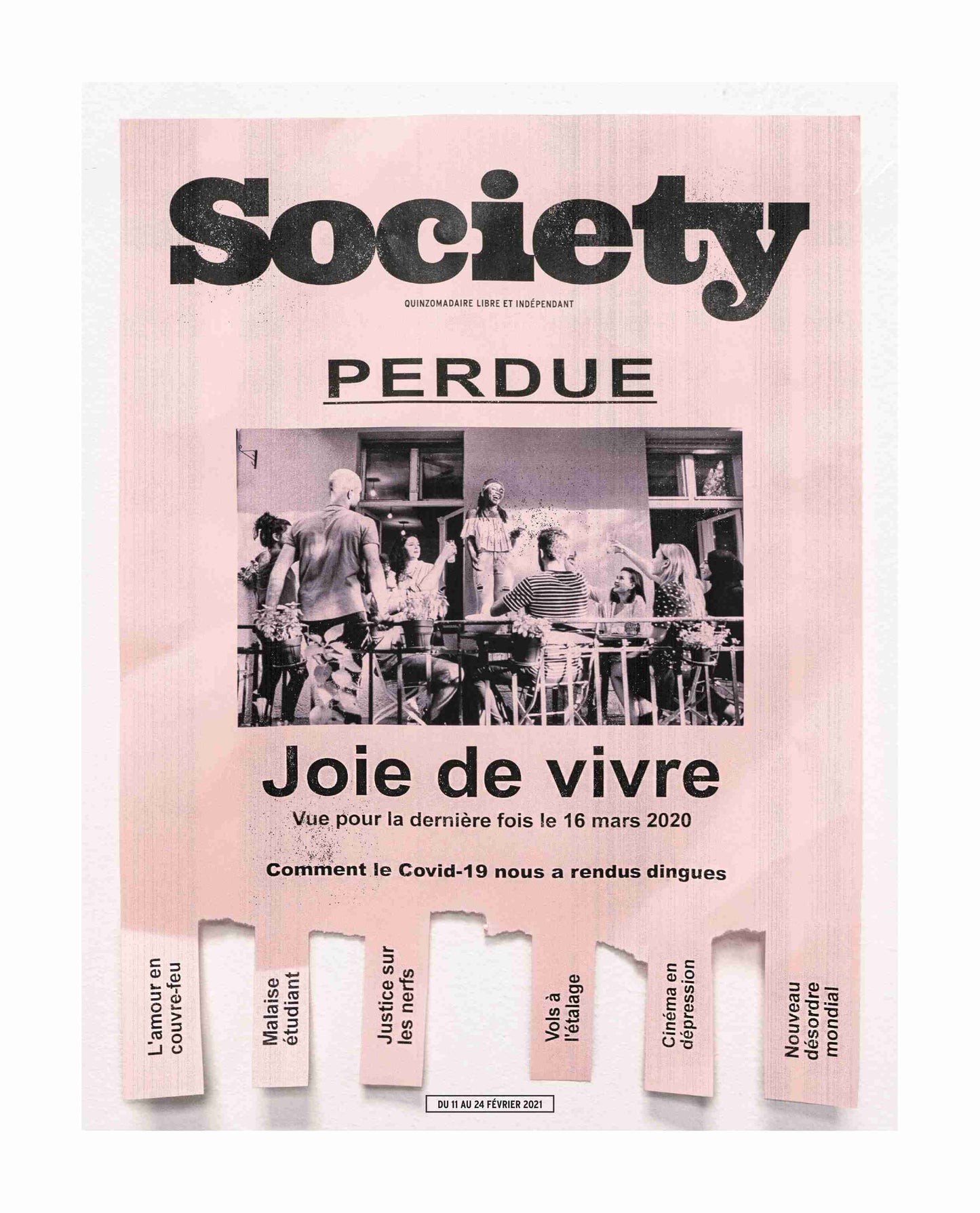 Affiche Society #149, février 2021