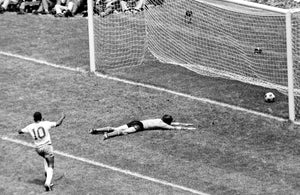Pelé fête le but du Brésil en finale, Mondial 1970