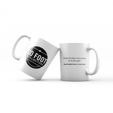 Load image into Gallery viewer, Cruyff quote mug &quot;Before you make a mistake, don&#39;t make it&quot;