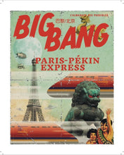 Load image into Gallery viewer, BigBang poster - &quot;Paris-Beijing express&quot;