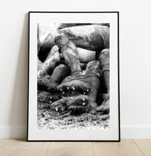 Load image into Gallery viewer, Muddy rugby cleats, 1981 