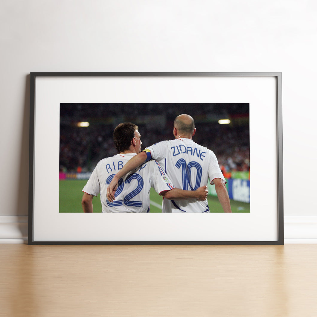 Ribéry and Zidane, 2006
