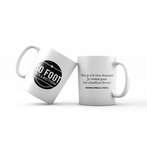 Zidane quote mug "I wanted to be a delivery driver" 